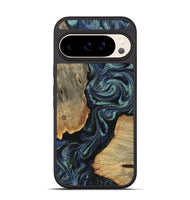 Pixel 10 Wood Phone Case - Christy (Blue, 814557)