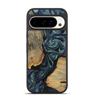 Pixel 9 Wood Phone Case - Christy (Blue, 814557)