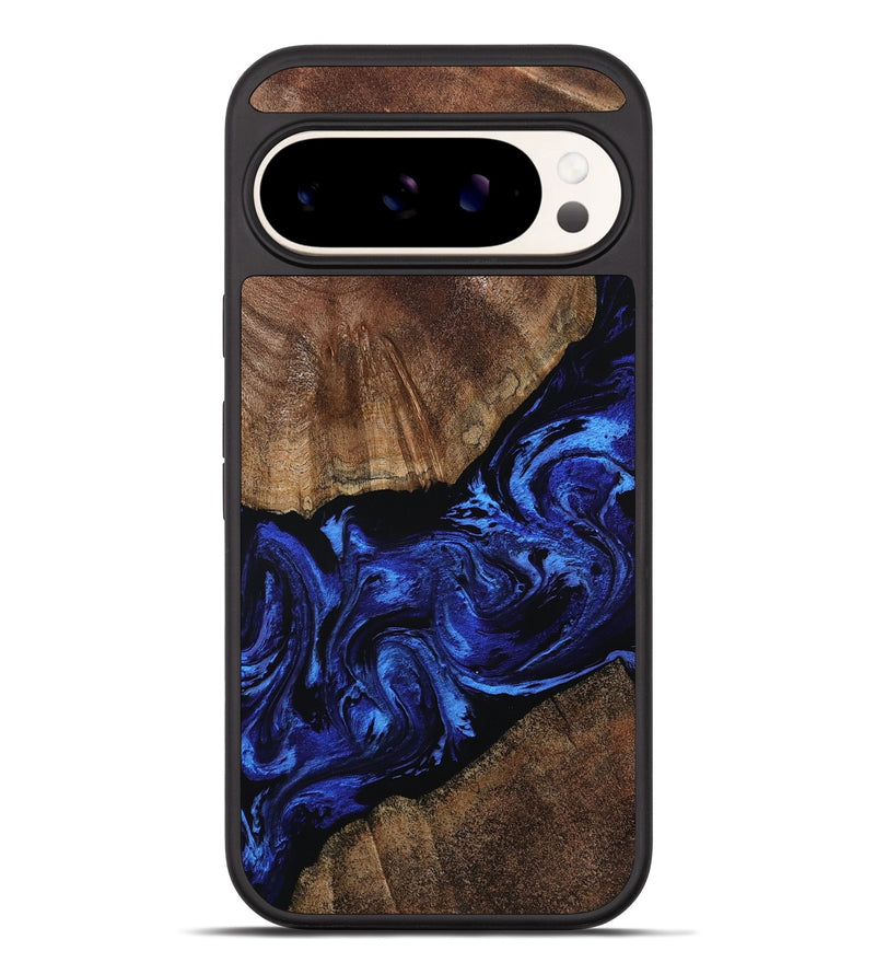 Pixel 10 Pro XL Wood Phone Case - Katlin (Blue, 814571)