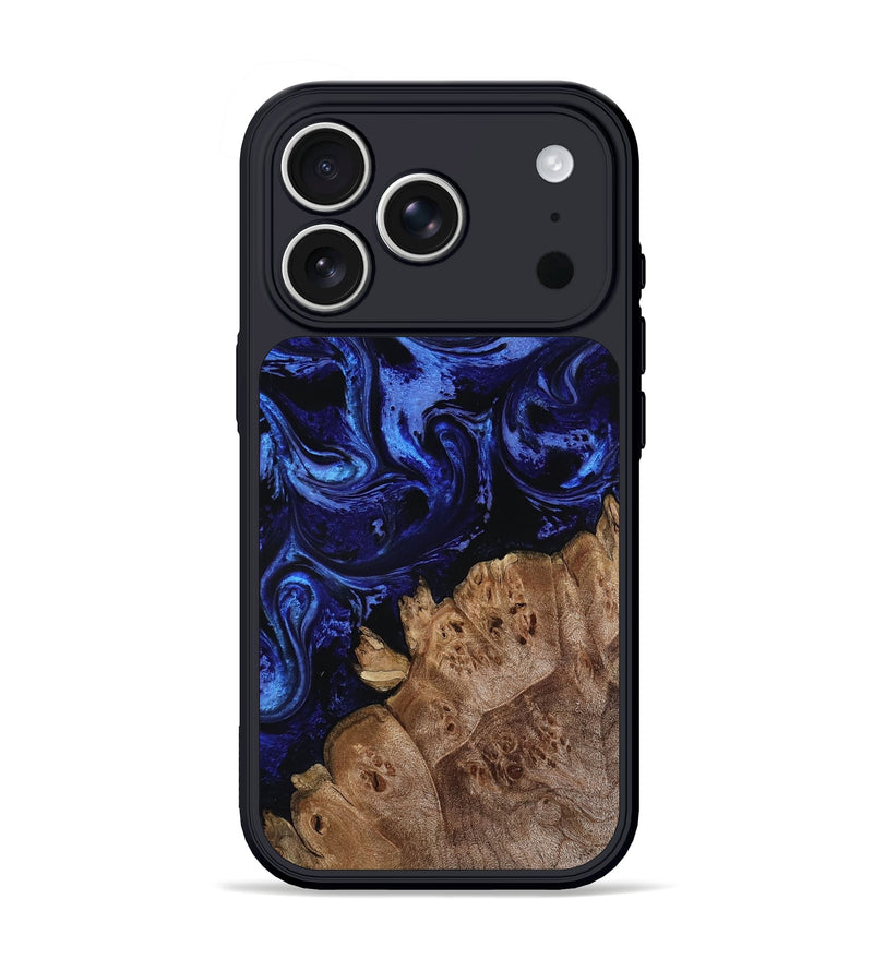 iPhone 17 Pro Wood Phone Case - Ford (Blue, 814572)