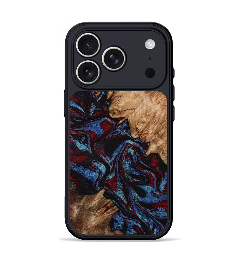 iPhone 17 Pro Wood Phone Case - Jamiya (Red, 814604)