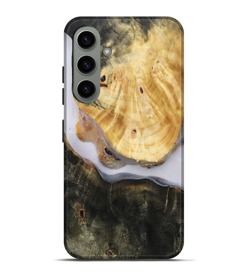 Galaxy S24 Plus Wood Live Edge Phone Case - Aidan (Clear, 814614)