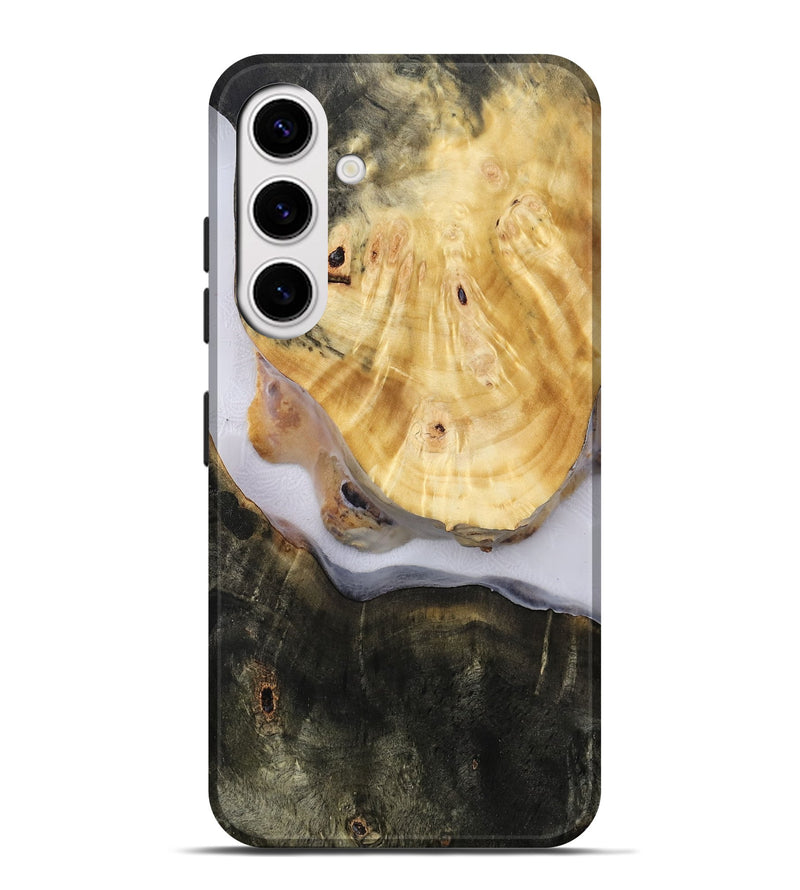 Galaxy S25 Plus Wood Live Edge Phone Case - Aidan (Clear, 814614)