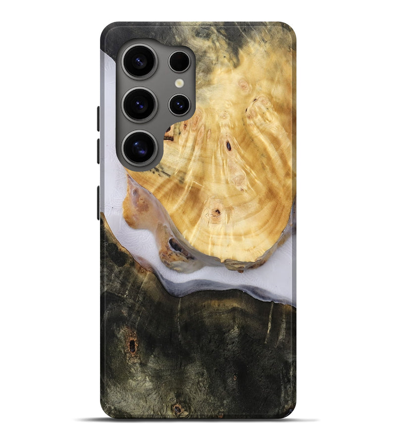 Galaxy S25 Ultra Wood Live Edge Phone Case - Aidan (Clear, 814614)