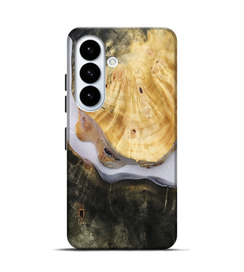 Galaxy S26 Wood Live Edge Phone Case - Aidan (Clear, 814614)
