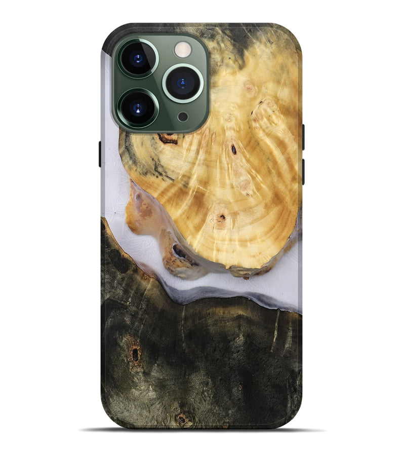 iPhone 13 Pro Max Wood Live Edge Phone Case - Aidan (Clear, 814614)