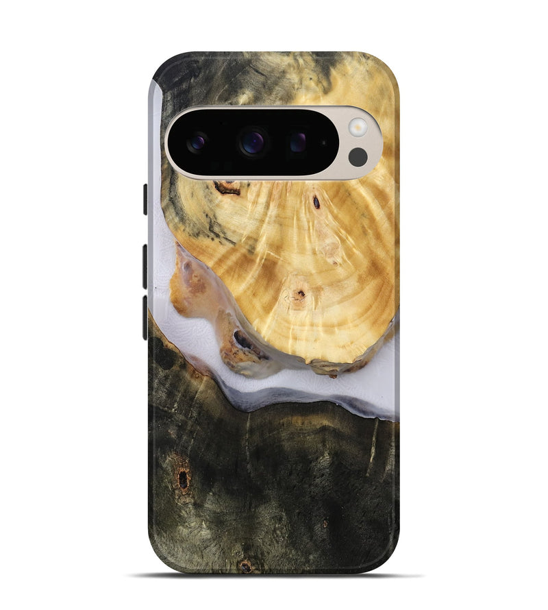 Pixel 10 Wood Live Edge Phone Case - Aidan (Clear, 814614)