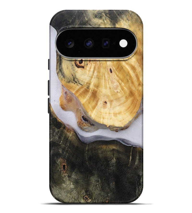 Pixel 11 Pro XL Wood Live Edge Phone Case - Aidan (Clear, 814614)