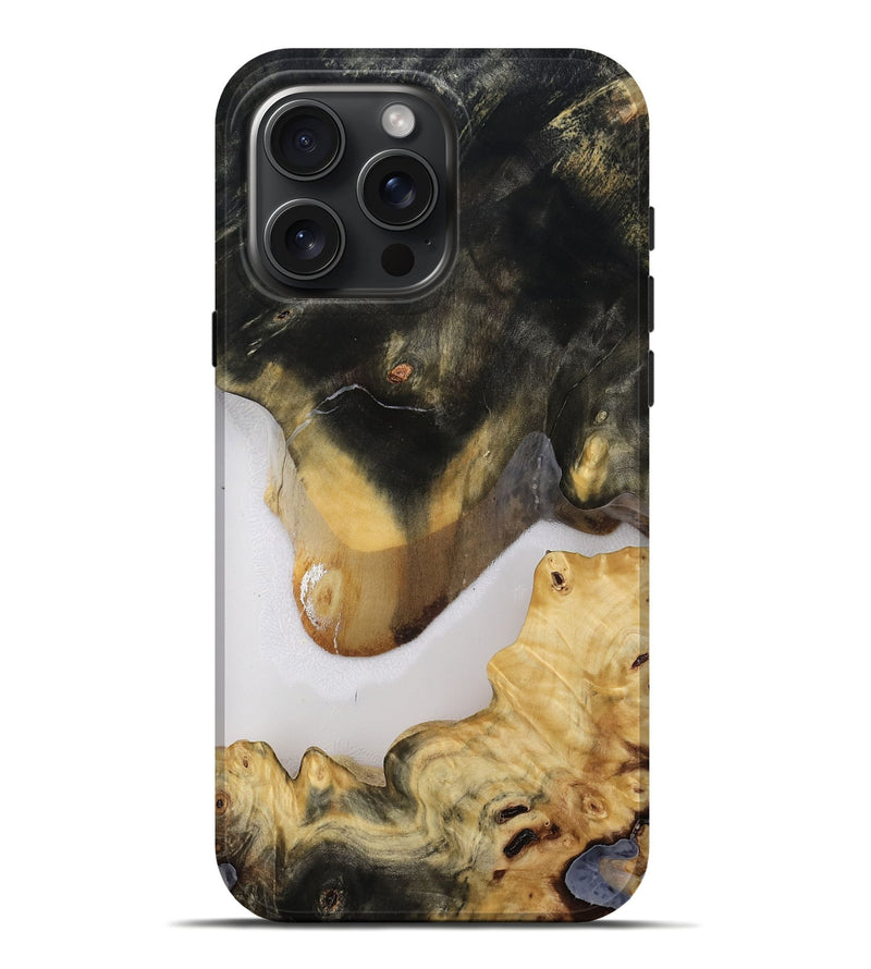 iPhone 16 Pro Max Wood Live Edge Phone Case - Nayeli (Clear, 814616)