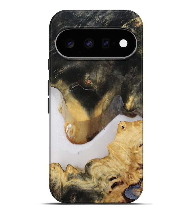 Pixel 11 Pro XL Wood Live Edge Phone Case - Nayeli (Clear, 814616)