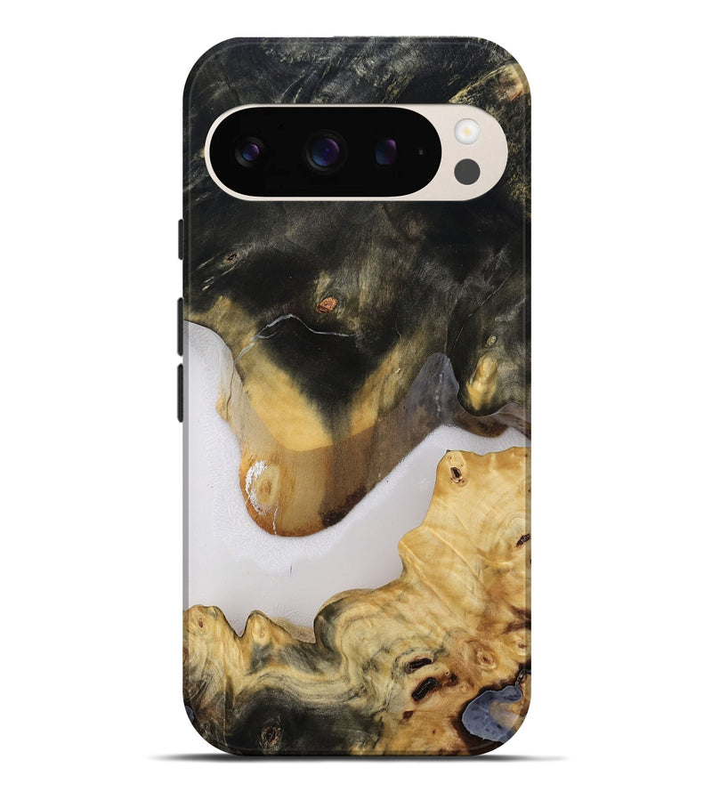 Pixel 9 Pro XL Wood Live Edge Phone Case - Nayeli (Clear, 814616)