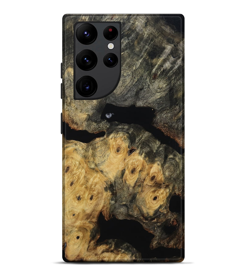 Galaxy S22 Ultra Wood Live Edge Phone Case - Demi (Wood Burl, 814617)