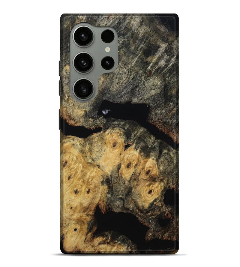 Galaxy S24 Ultra Wood Live Edge Phone Case - Demi (Wood Burl, 814617)