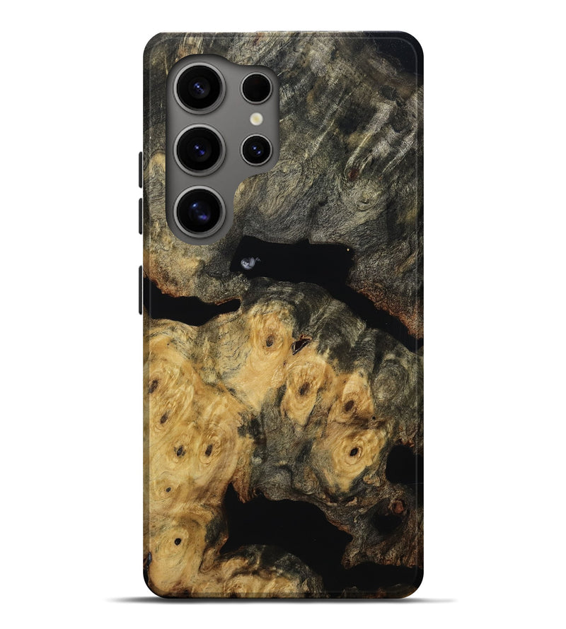 Galaxy S25 Ultra Wood Live Edge Phone Case - Demi (Wood Burl, 814617)
