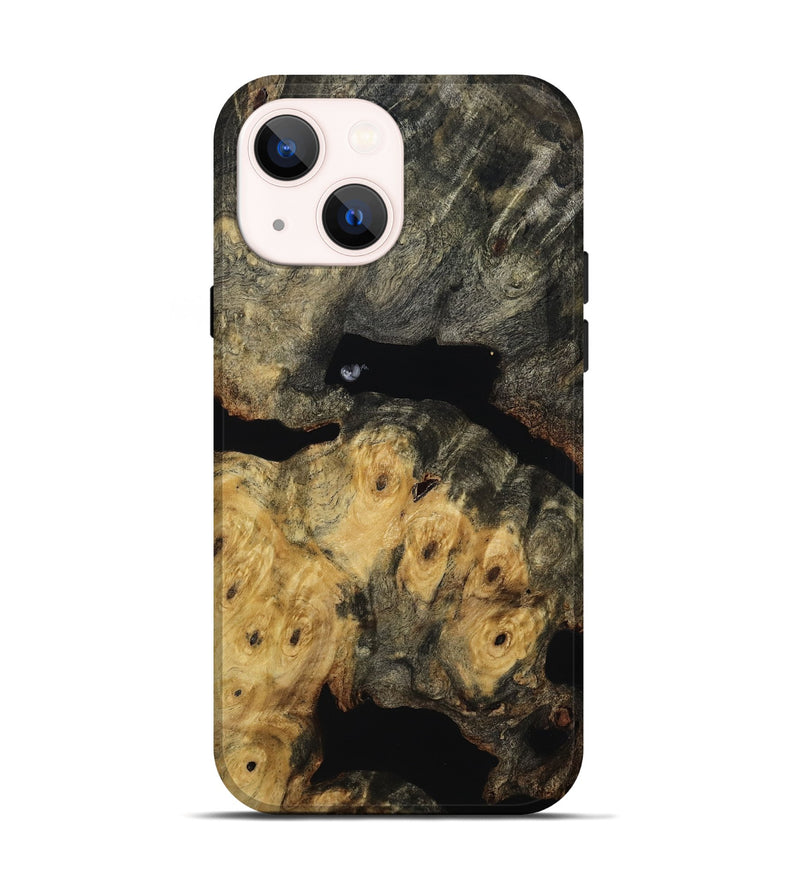 iPhone 14 Wood Live Edge Phone Case - Demi (Wood Burl, 814617)