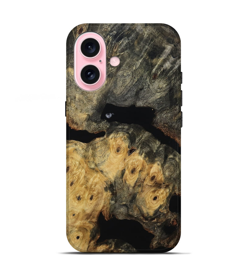 iPhone 17 Wood Live Edge Phone Case - Demi (Wood Burl, 814617)