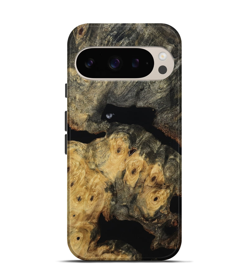 Pixel 9 Wood Live Edge Phone Case - Demi (Wood Burl, 814617)