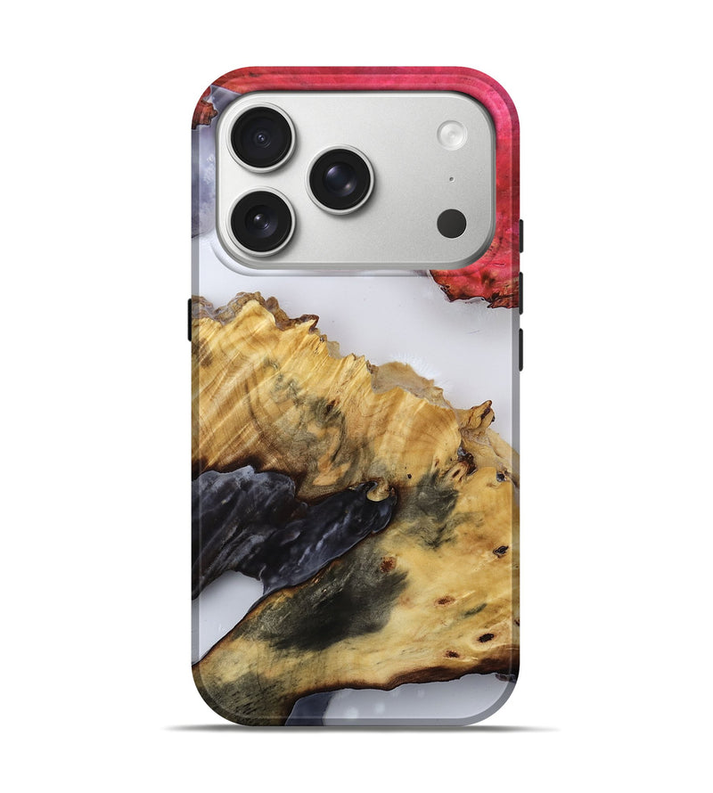 iPhone 17 Pro Wood Live Edge Phone Case - Asa (Clear, 814618)