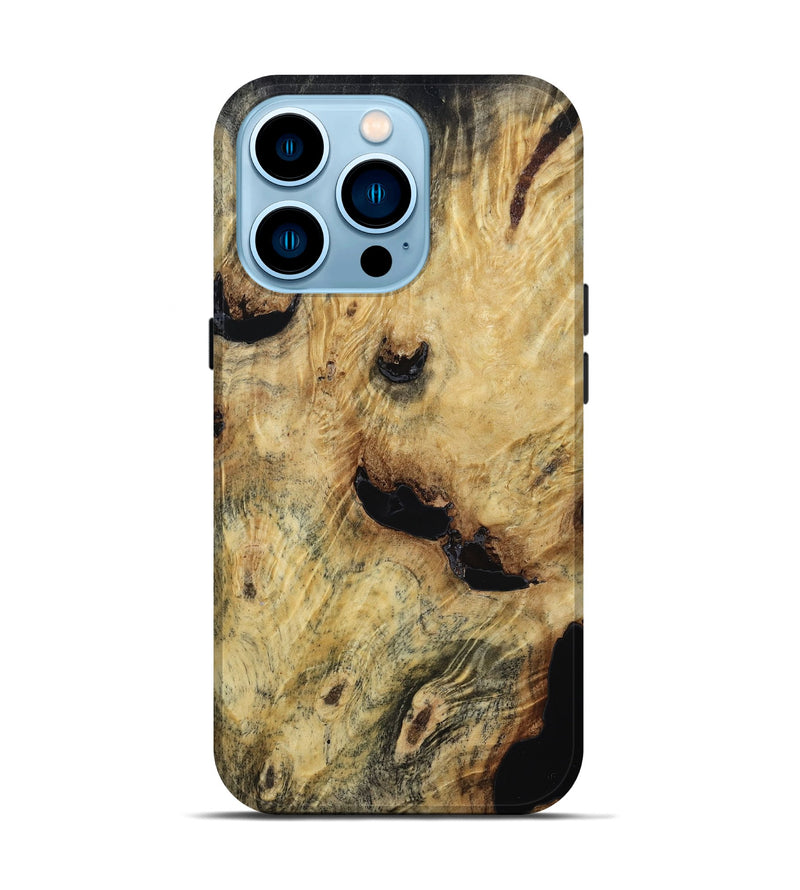 iPhone 14 Pro Wood Live Edge Phone Case - Ailani (Wood Burl, 814621)