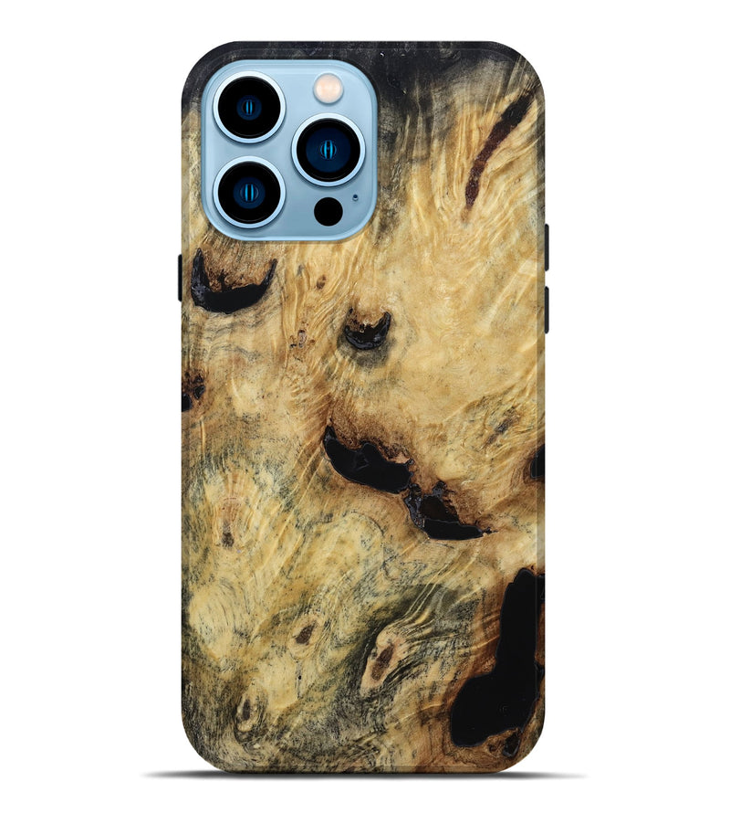 iPhone 14 Pro Max Wood Live Edge Phone Case - Ailani (Wood Burl, 814621)