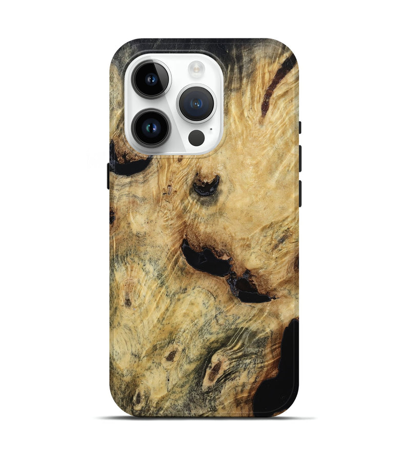 iPhone 15 Pro Wood Live Edge Phone Case - Ailani (Wood Burl, 814621)