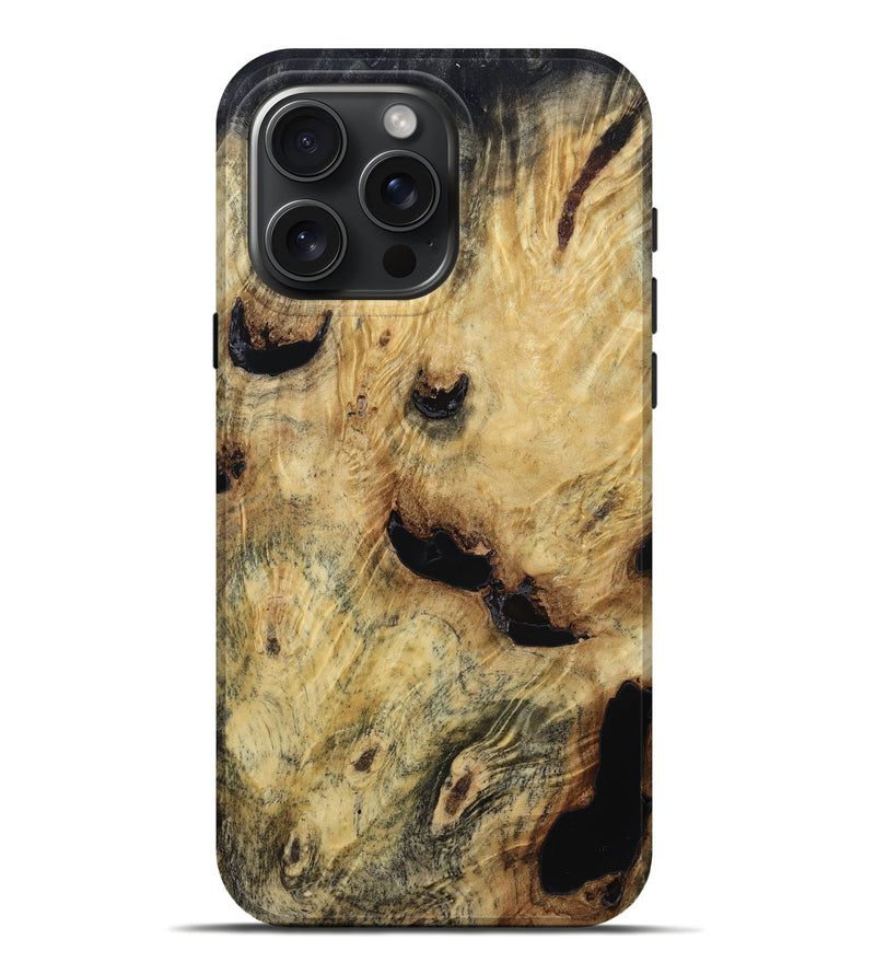 iPhone 16 Pro Max Wood Live Edge Phone Case - Ailani (Wood Burl, 814621)