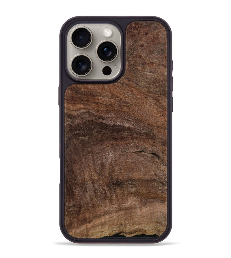 iPhone 16 Pro Max Wood Phone Case - Elianna (Wood Burl, 814629)
