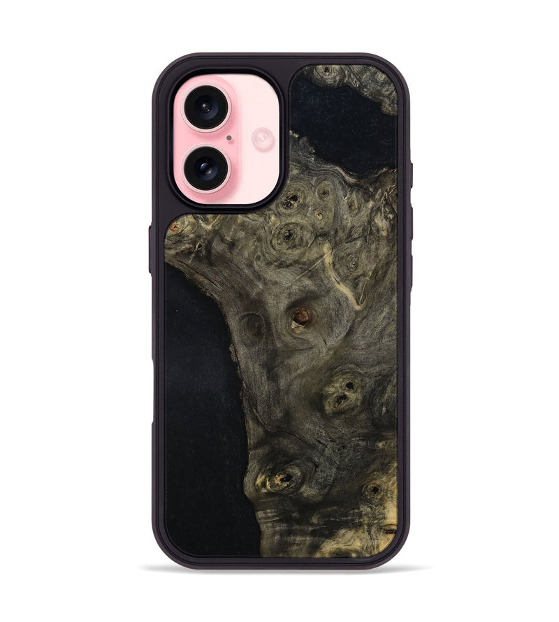 iPhone 16 Wood Phone Case - Kaison (Wood Burl, 814631)