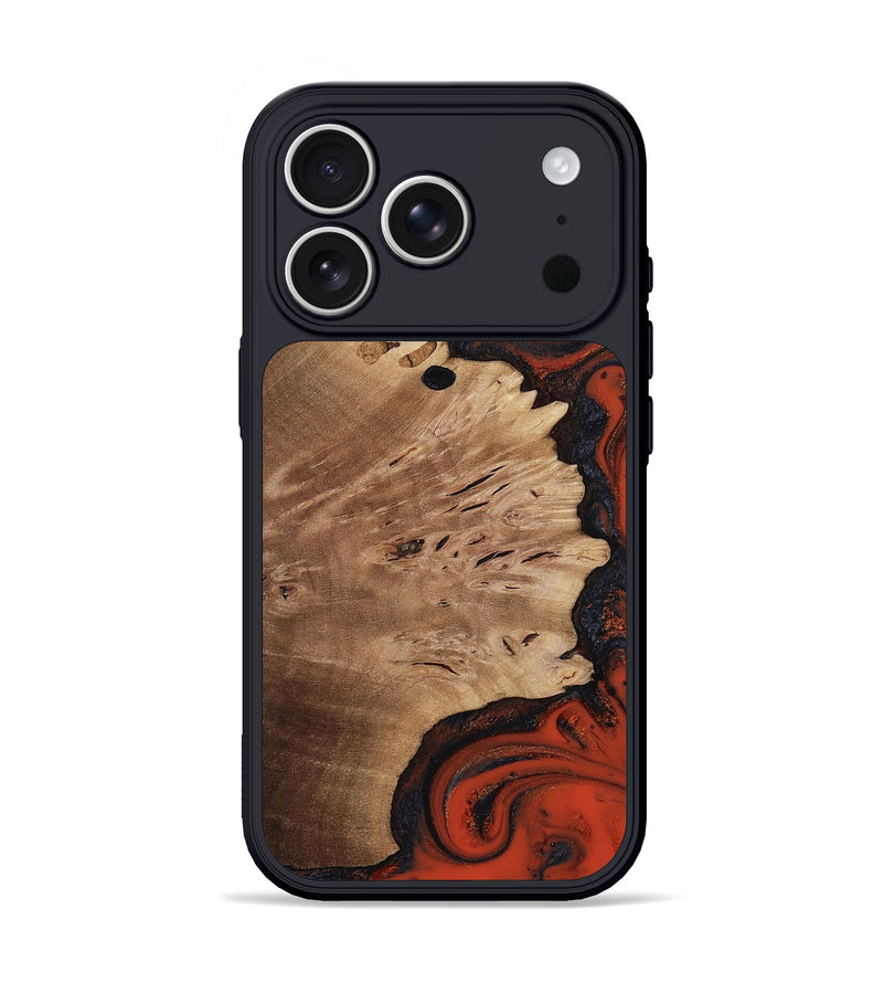 iPhone 17 Pro Wood Phone Case - Laci (Red, 814636)