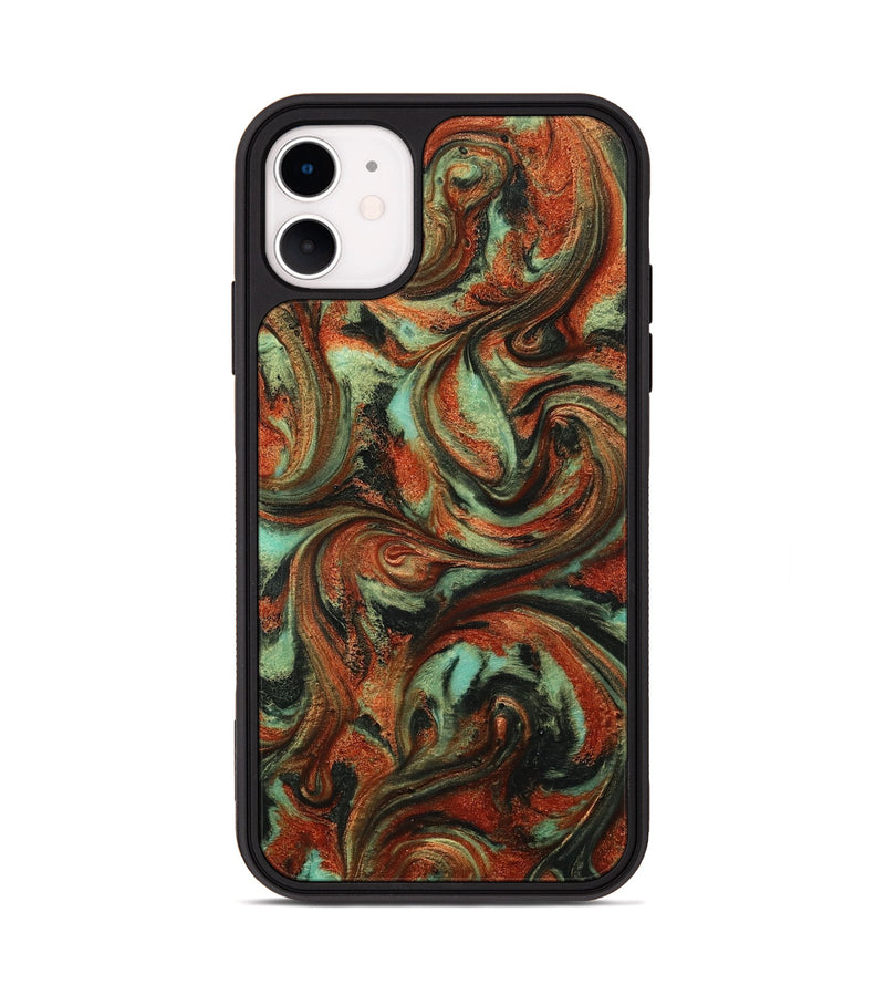 iPhone 11 ResinArt Phone Case - Bryana (Green, 814656)
