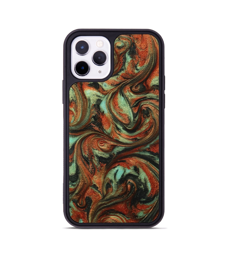 iPhone 11 Pro ResinArt Phone Case - Bryana (Green, 814656)