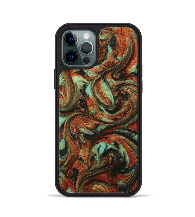 iPhone 12 Pro ResinArt Phone Case - Bryana (Green, 814656)