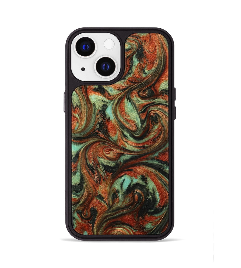 iPhone 13 ResinArt Phone Case - Bryana (Green, 814656)