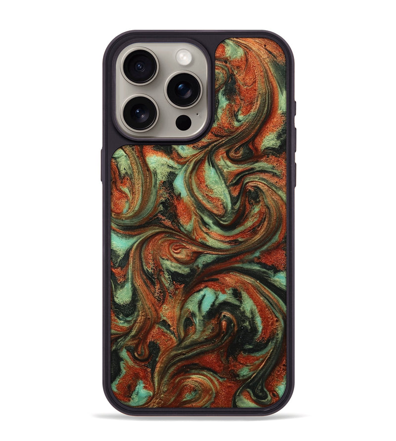 iPhone 15 Pro Max ResinArt Phone Case - Bryana (Green, 814656)
