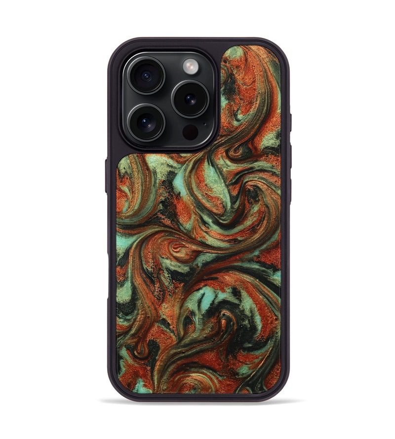 iPhone 16 Pro ResinArt Phone Case - Bryana (Green, 814656)