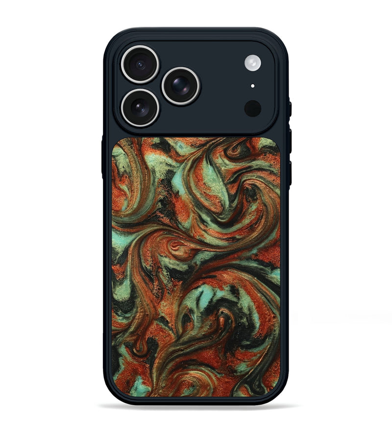iPhone 17 Pro Max ResinArt Phone Case - Bryana (Green, 814656)