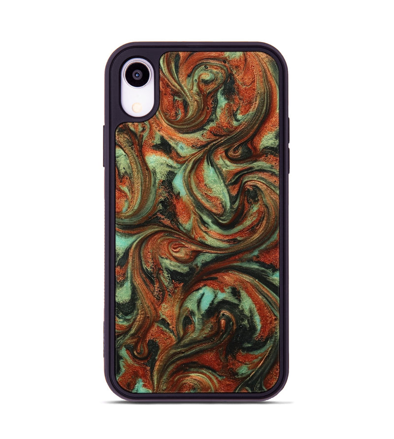 iPhone Xr ResinArt Phone Case - Bryana (Green, 814656)