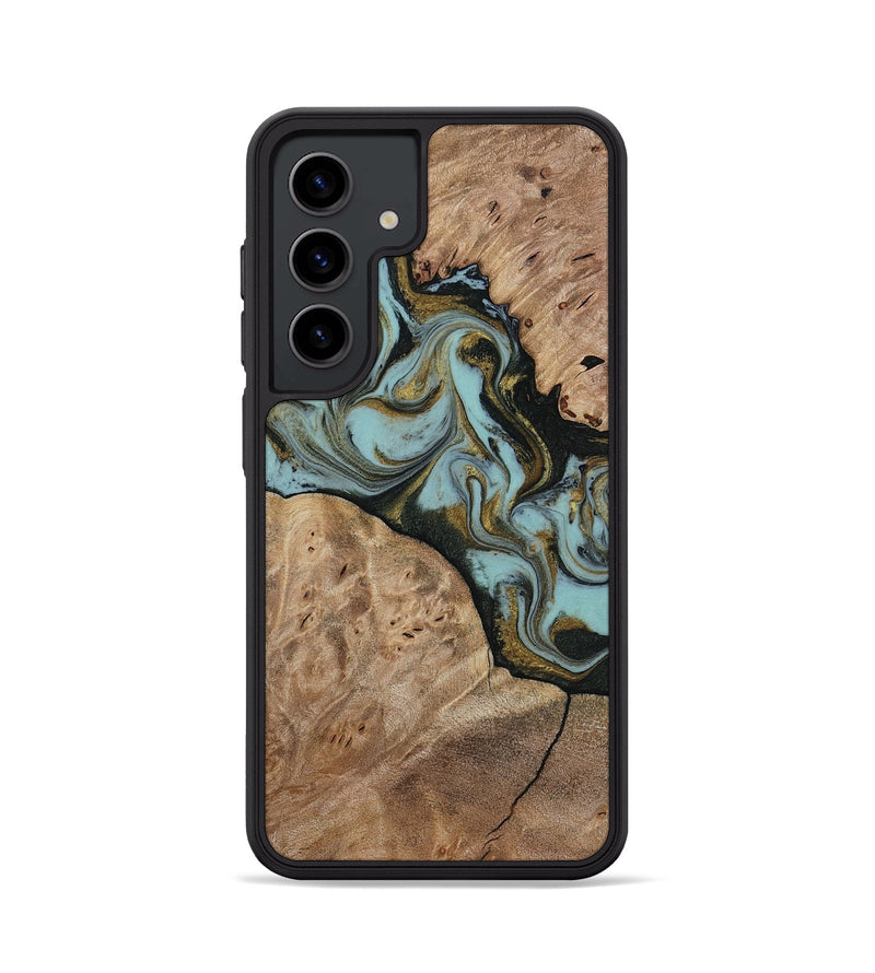 Galaxy S24 Wood Phone Case - Mareli (Green, 814657)