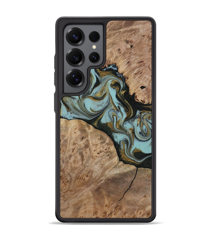Galaxy S25 Ultra Wood Phone Case - Mareli (Green, 814657)