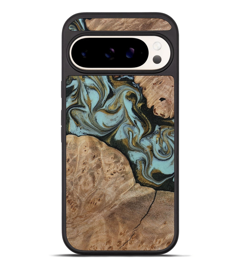 Pixel 10 Pro XL Wood Phone Case - Mareli (Green, 814657)
