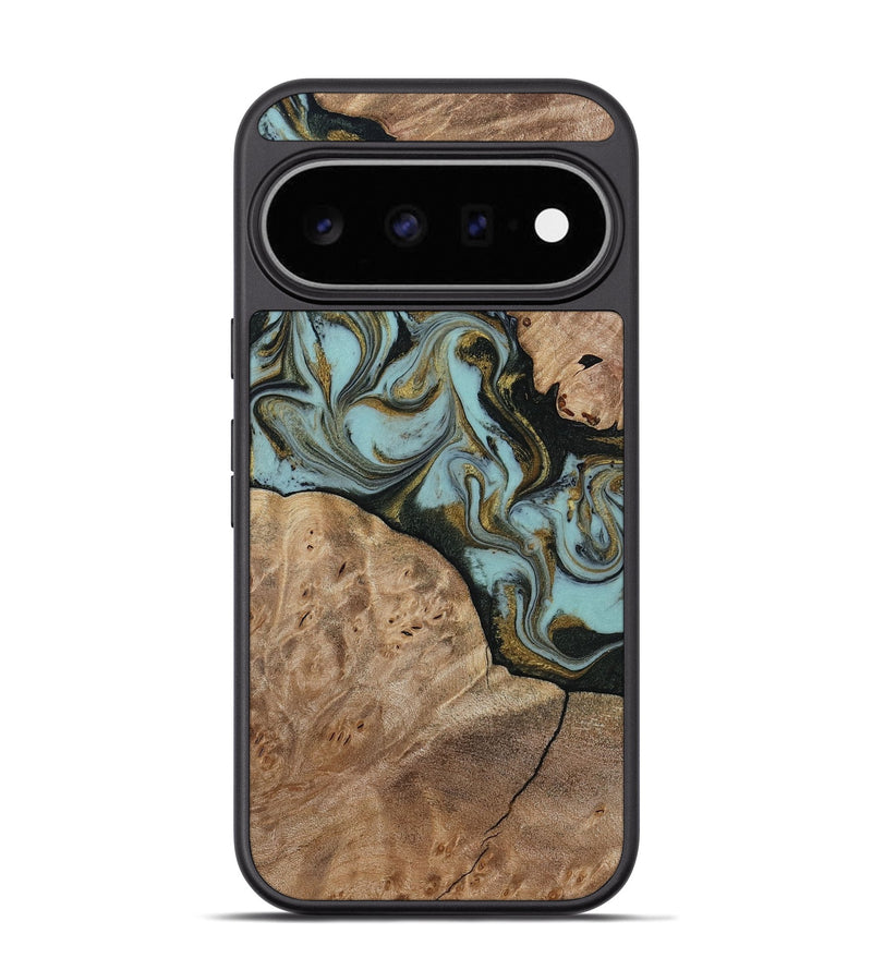 Pixel 11 Pro Wood Phone Case - Mareli (Green, 814657)