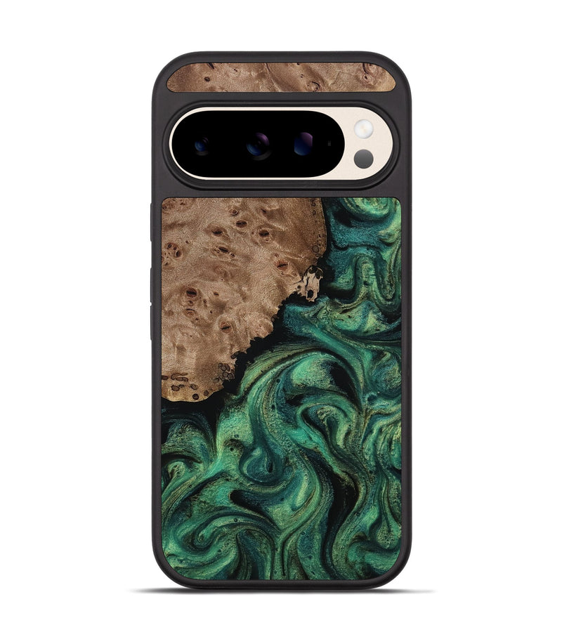 Pixel 10 Wood Phone Case - Docia (Green, 814660)