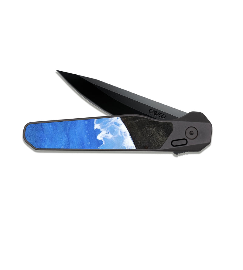 EDC Dark Slate Wood Pocket Knife - Maryjo (Coastal, 814669)