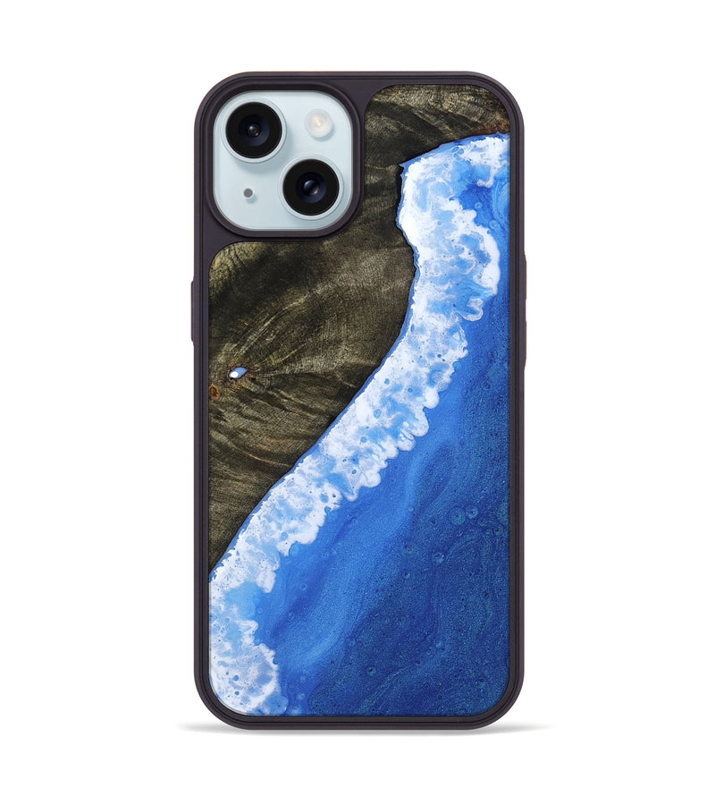iPhone 15 Wood Phone Case - Samir (Coastal, 814674)