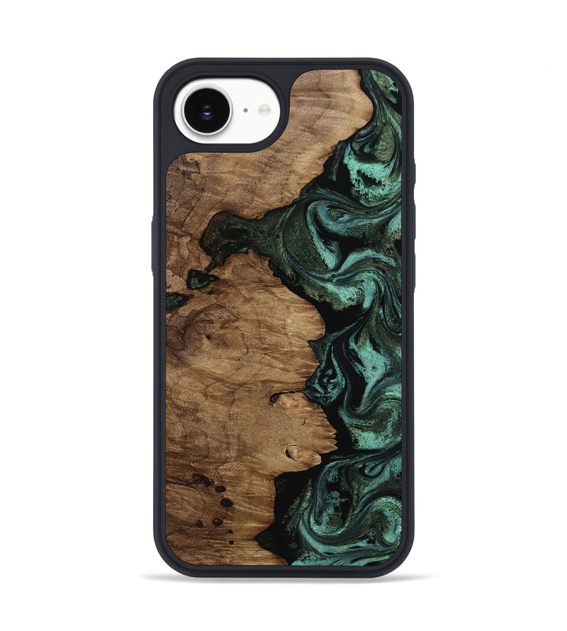 iPhone 17e Wood Phone Case - Lilith (Green, 814682)