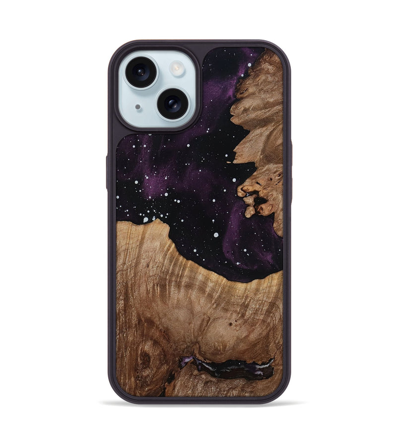 iPhone 15 Wood Phone Case - Eliezer (Cosmos, 814693)