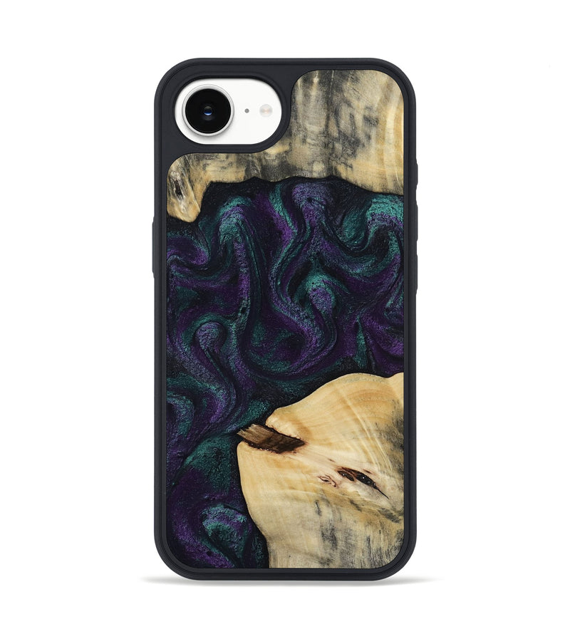iPhone 16e Wood Phone Case - Ted (Purple, 814704)