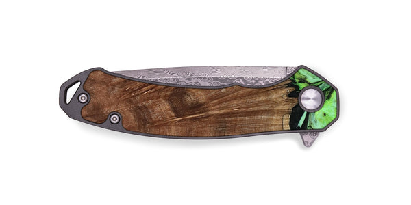 EDC Wood Pocket Knife - Lynda (Green, 814705)