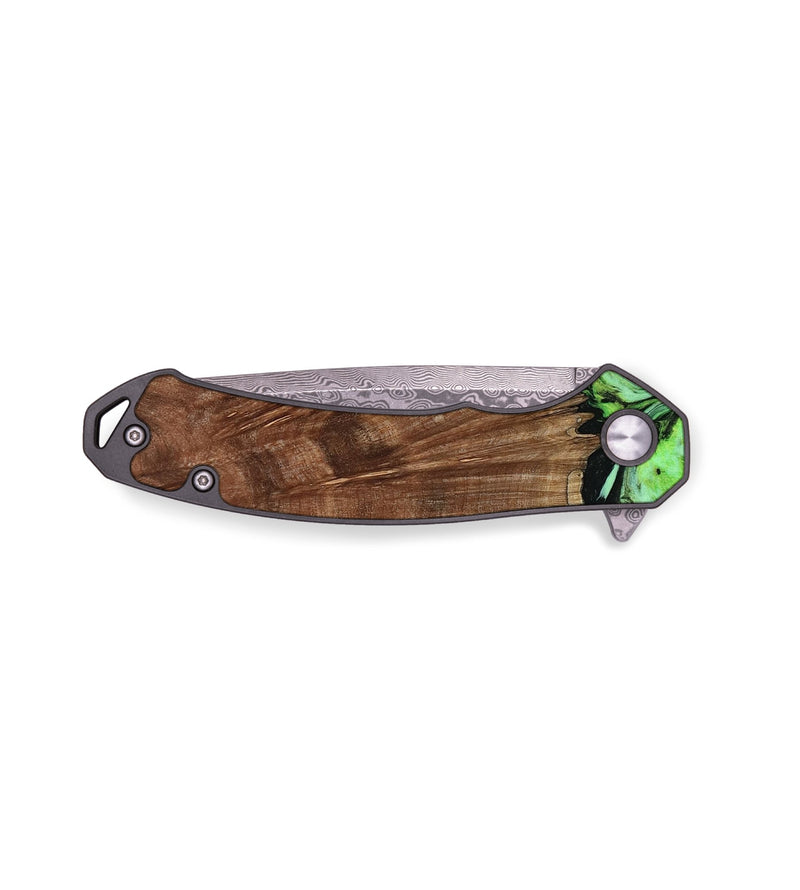EDC Wood Pocket Knife - Lynda (Green, 814705)