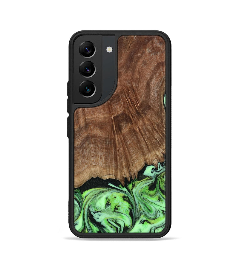 Galaxy S22 Wood Phone Case - Lynda (Green, 814705)